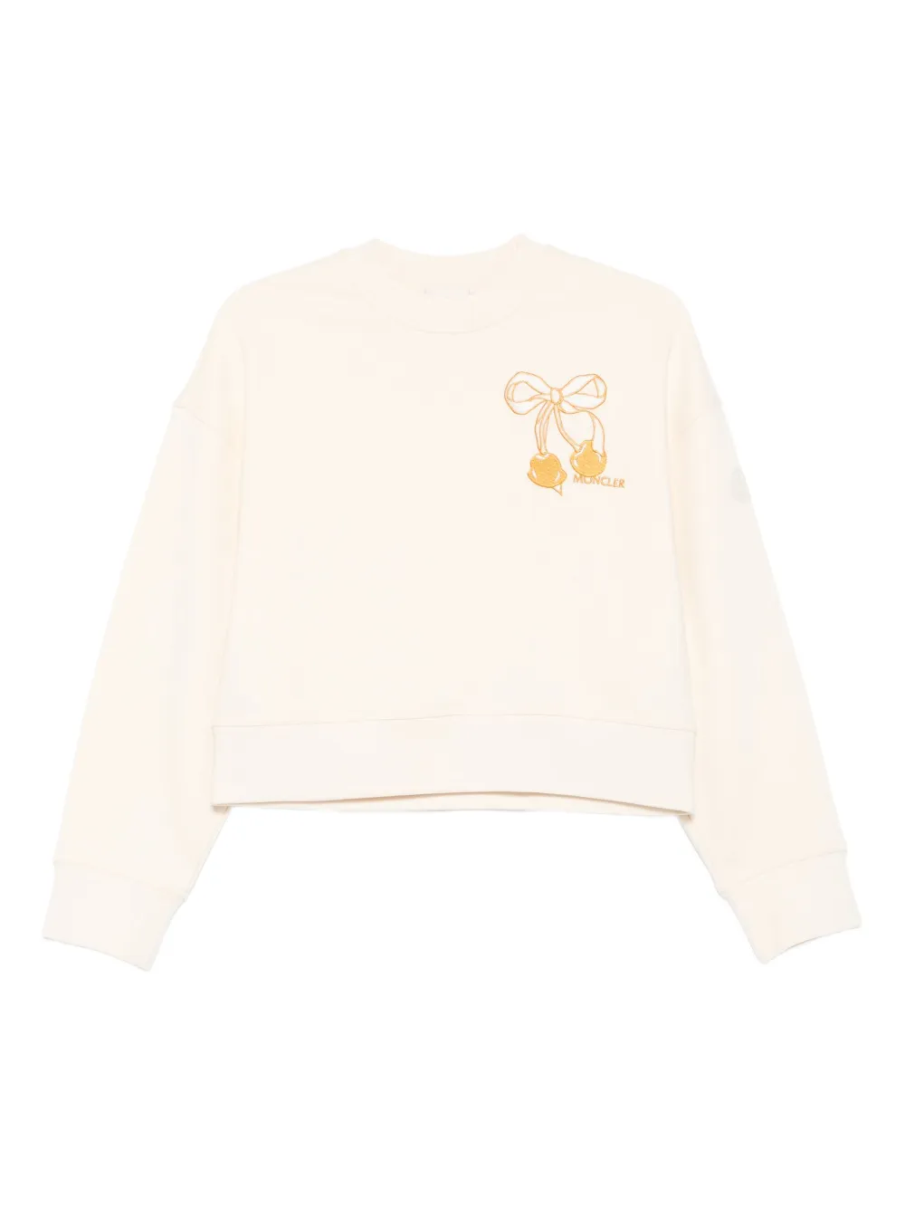 Толстовка с бантом MONCLER, нейтральный 
Толстовка с бантом MONCLER, нейтральный