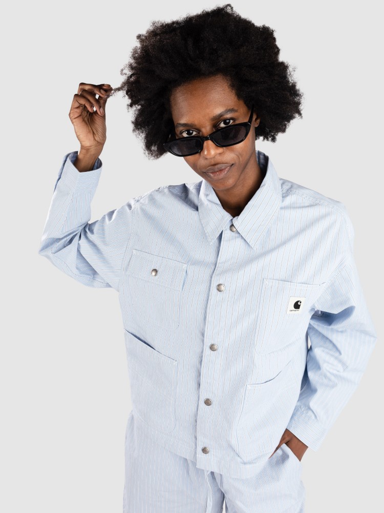 Рубашка Carhartt WIP Nota Hemd Jac Hemd, bova stripe/bluebird
Рубашка Carhartt WIP Nota Hemd Jac Hemd, bova stripe/bluebird