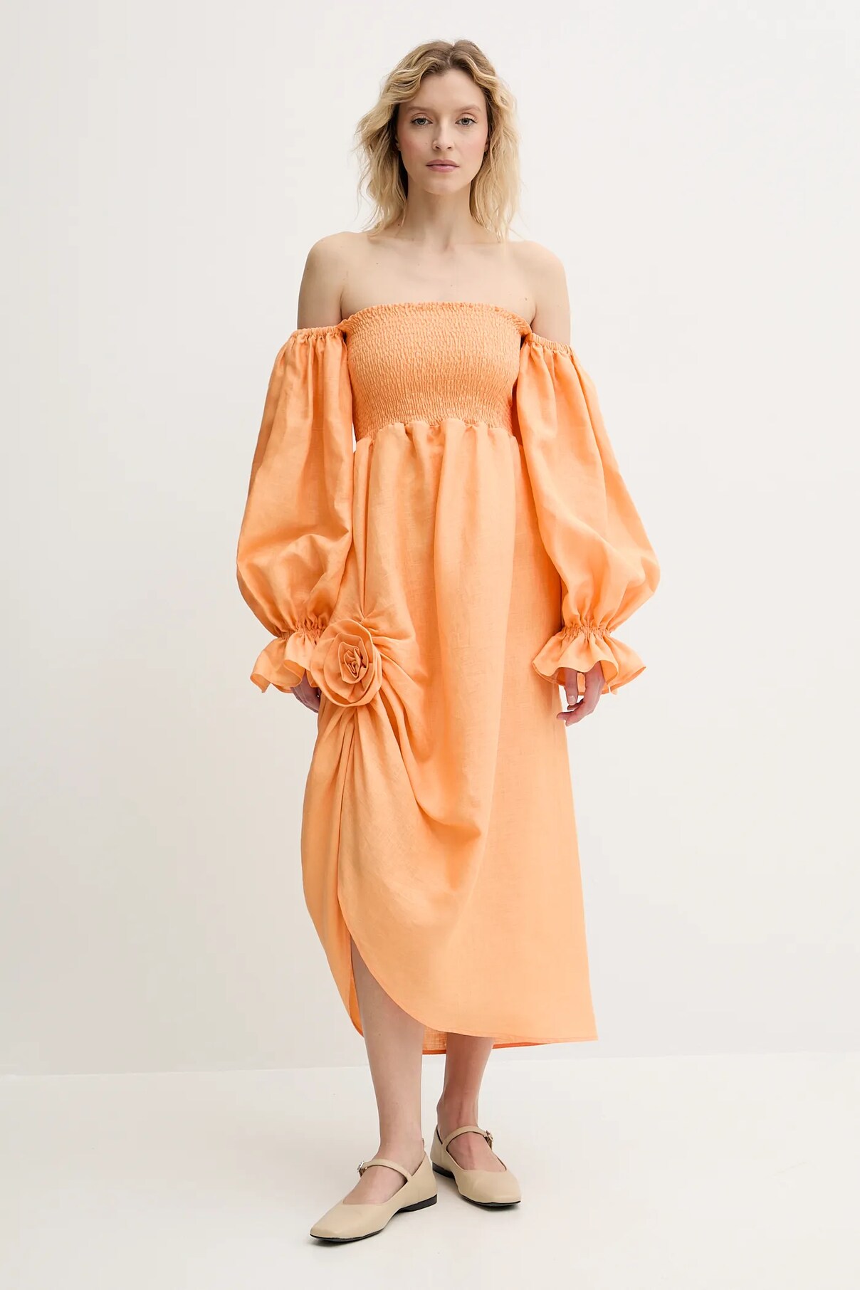 Платье из льна The Sleeper, оранжевый
Платье из льна The Sleeper, оранжевый