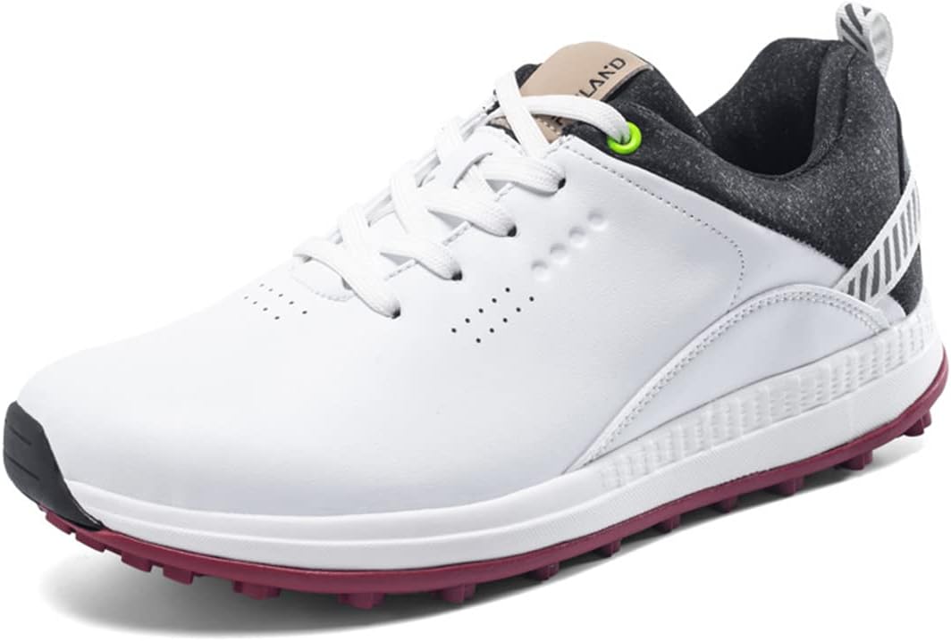 Мужские гольфовые кроссовки Легкие бесшиповые туфли Модные повседневные теннисные туфли для гольфа Omcam, белый
Мужские гольфовые кроссовки Легкие бесшиповые туфли Модные повседневные теннисные туфли для гольфа Omcam, белый