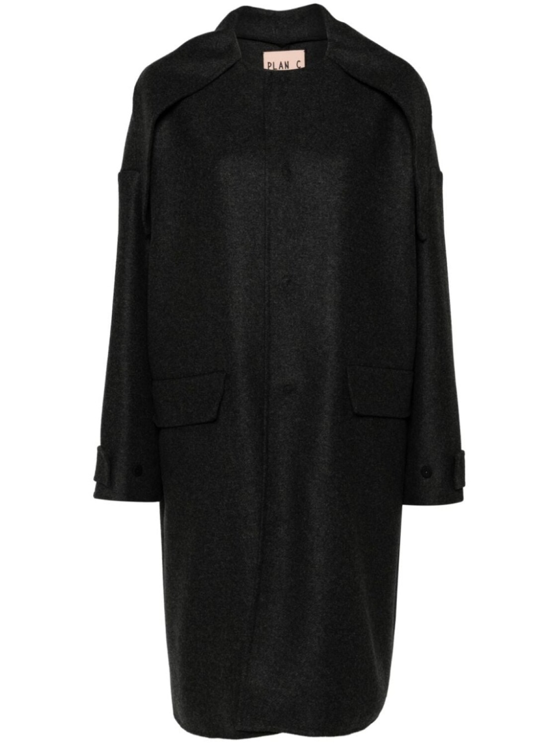 Plan C войлочное пальто, серый
Plan C войлочное пальто, серый