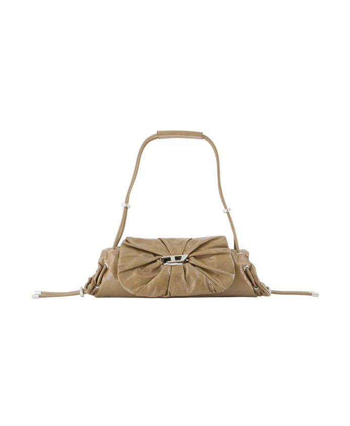 Небольшая кожаная сумка через плечо - бежевая Diesel, бежевый
Небольшая кожаная сумка через плечо - бежевая Diesel, бежевый