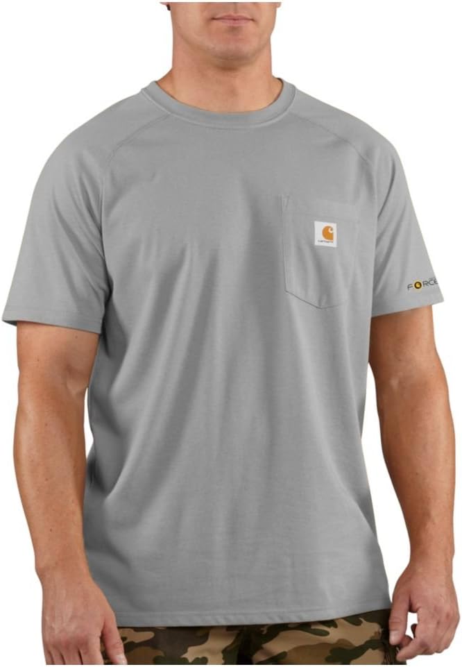 Футболка Carhartt Force Cotton Delmont с коротким рукавом, Heather Gray
Футболка Carhartt Force Cotton Delmont с коротким рукавом, Heather Gray