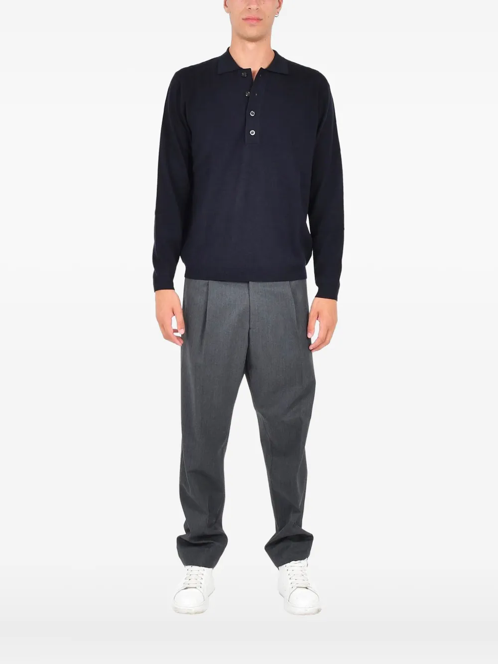 Поло с длинными рукавами Low Brand, синий
Поло с длинными рукавами Low Brand, синий