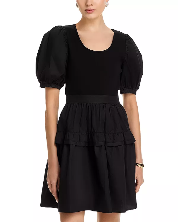 Платье с пышными рукавами Single Thread, черный
Платье с пышными рукавами Single Thread, черный