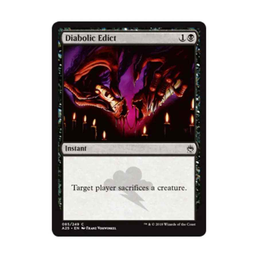 CCG Дьявольский указ (C) (фольга), MTG - Masters 25
CCG Дьявольский указ (C) (фольга), MTG - Masters 25