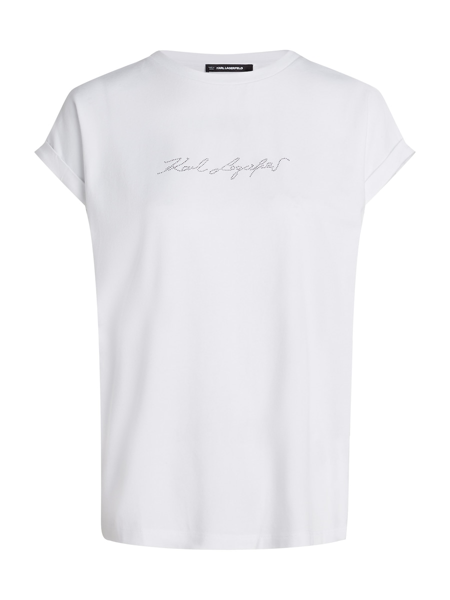 Рубашка Karl Lagerfeld KARL SIGNATURE T-SHIRT MIT STRASS, белый
Рубашка Karl Lagerfeld KARL SIGNATURE T-SHIRT MIT STRASS, белый