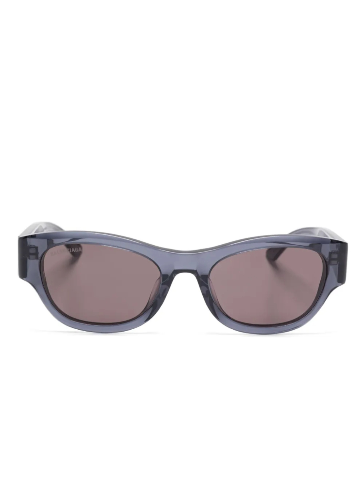 Солнцезащитные очки в прямоугольной оправе Balenciaga Eyewear, серый 
Солнцезащитные очки в прямоугольной оправе Balenciaga Eyewear, серый