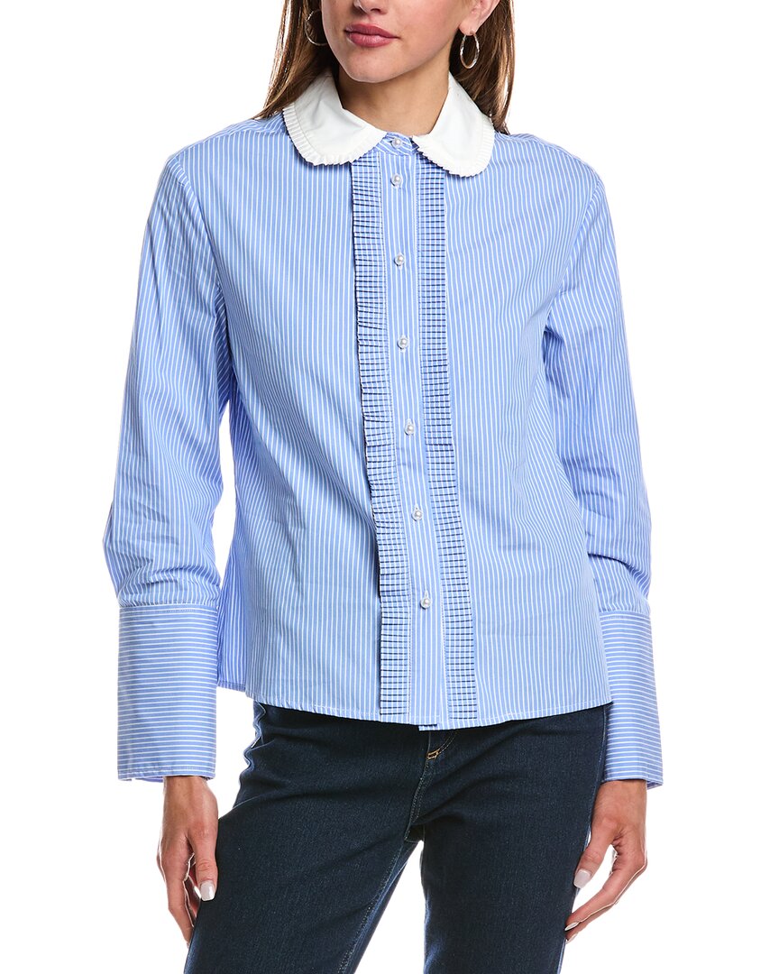 Рубашка с воротником Питер Пэн REVERIEE, синий
Рубашка с воротником Питер Пэн REVERIEE, синий