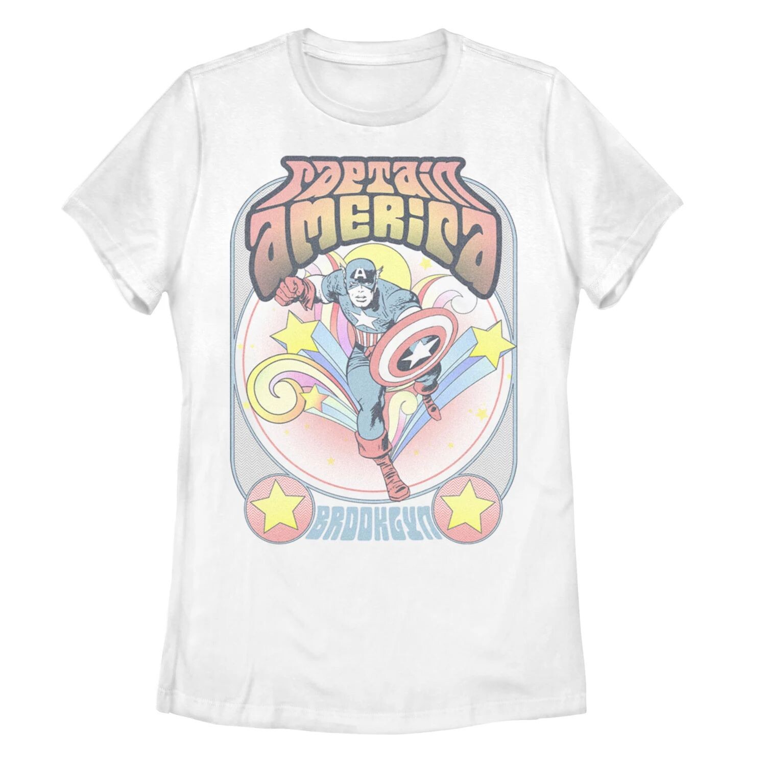 Винтажная футболка с рисунком «Капитан Америка» для детей Disney's Marvel Captain America Licensed Character
Винтажная футболка с рисунком «Капитан Америка» для детей Disney's Marvel Captain America Licensed Character