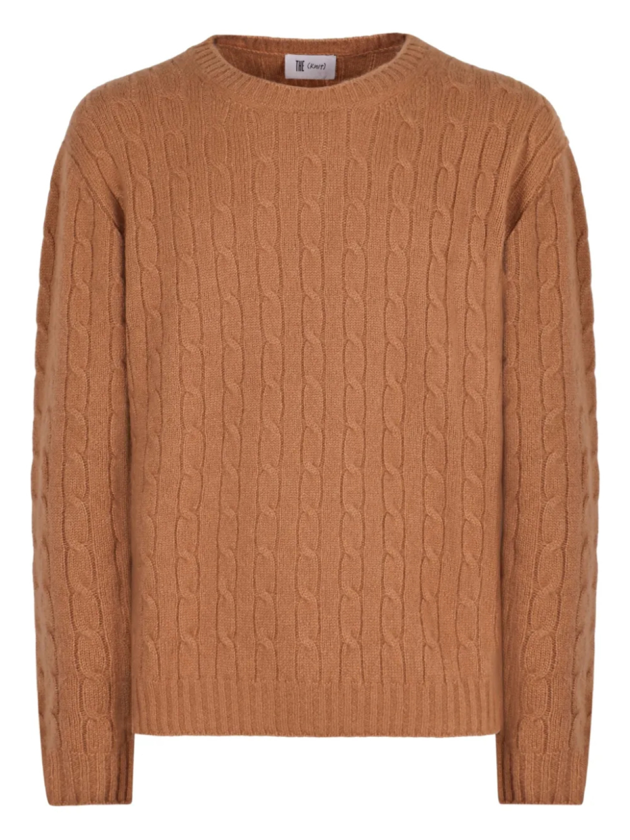 Свитер косой вязки THE (Alphabet), коричневый
Свитер косой вязки THE (Alphabet), коричневый