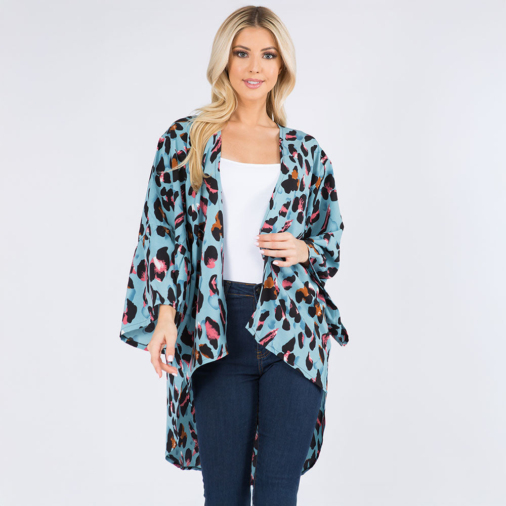 Легкий леопардовый кимоно-пончо с открытым передом TRUEDAMES
Легкий леопардовый кимоно-пончо с открытым передом TRUEDAMES