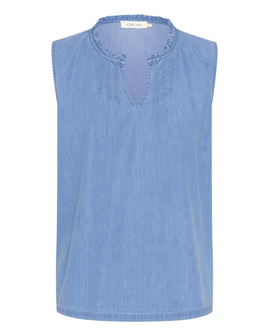 Блуза Cream Blouse Vanni, синий деним
Блуза Cream Blouse Vanni, синий деним