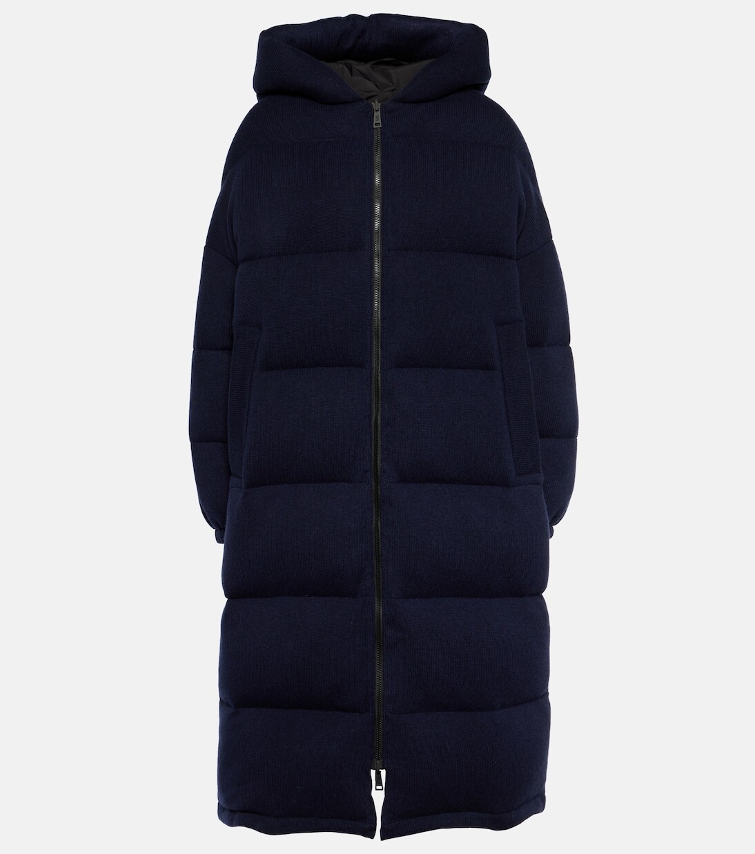 Пуховик из шерсти и кашемира Yves Salomon, синий
Пуховик из шерсти и кашемира Yves Salomon, синий