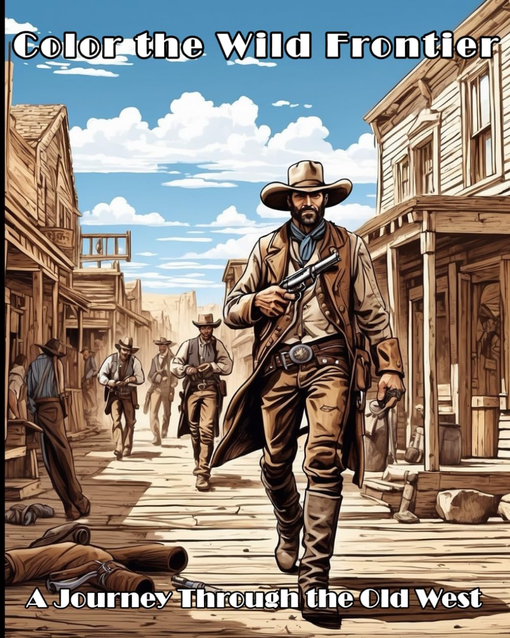 Color the Wild Frontier: A Journey Through the Old West (Independently published)
Color the Wild Frontier: A Journey Through the Old West (Independently published)