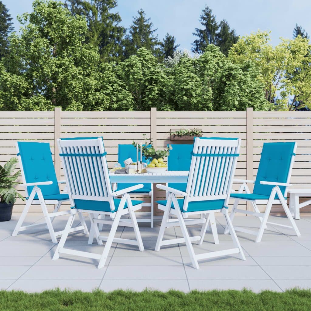 Подушки для стульев с высокой спинкой The Living Store Garden 6 шт. Ткань синего цвета 120х50х3см., синий
Подушки для стульев с высокой спинкой The Living Store Garden 6 шт. Ткань синего цвета 120х50х3см., синий