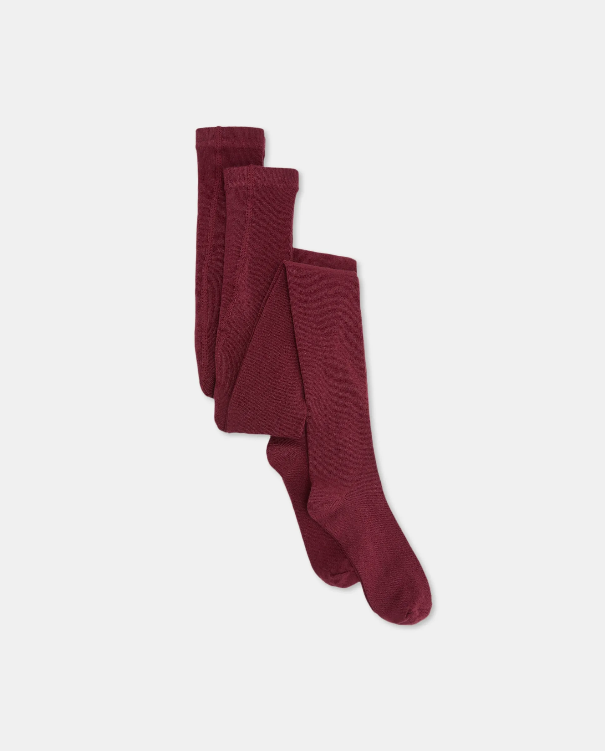 Набор из 2 гладких детских колготок Cotton Juice, бордовый 
Набор из 2 гладких детских колготок Cotton Juice, бордовый