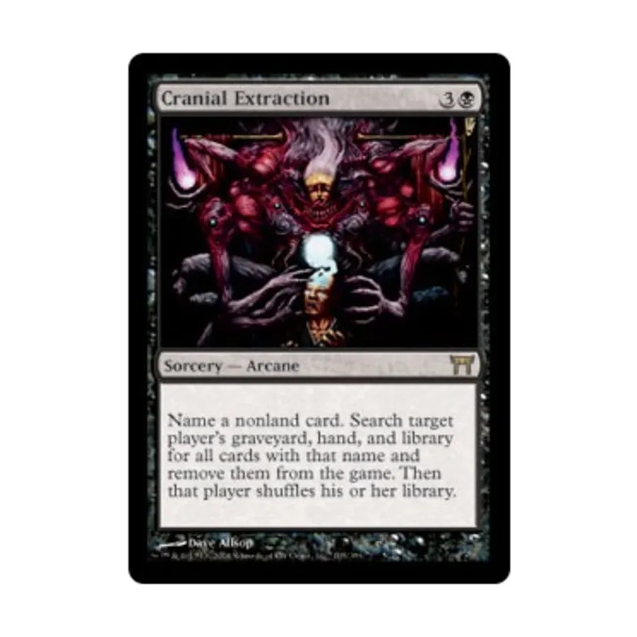 CCG Краниальная экстракция ( клавиша R), MTG - Champions of Kamigawa
CCG Краниальная экстракция ( клавиша R), MTG - Champions of Kamigawa