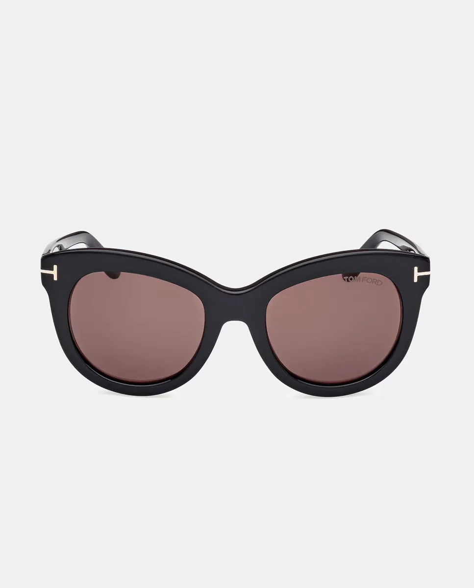 Женские солнцезащитные очки «кошачий глаз» из черного ацетата Tom Ford, чёрный
Женские солнцезащитные очки «кошачий глаз» из черного ацетата Tom Ford, чёрный