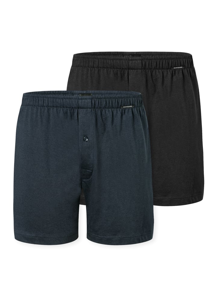 Трусы боксеры Schiesser, цвет schwarz/blau
Трусы боксеры Schiesser, цвет schwarz/blau