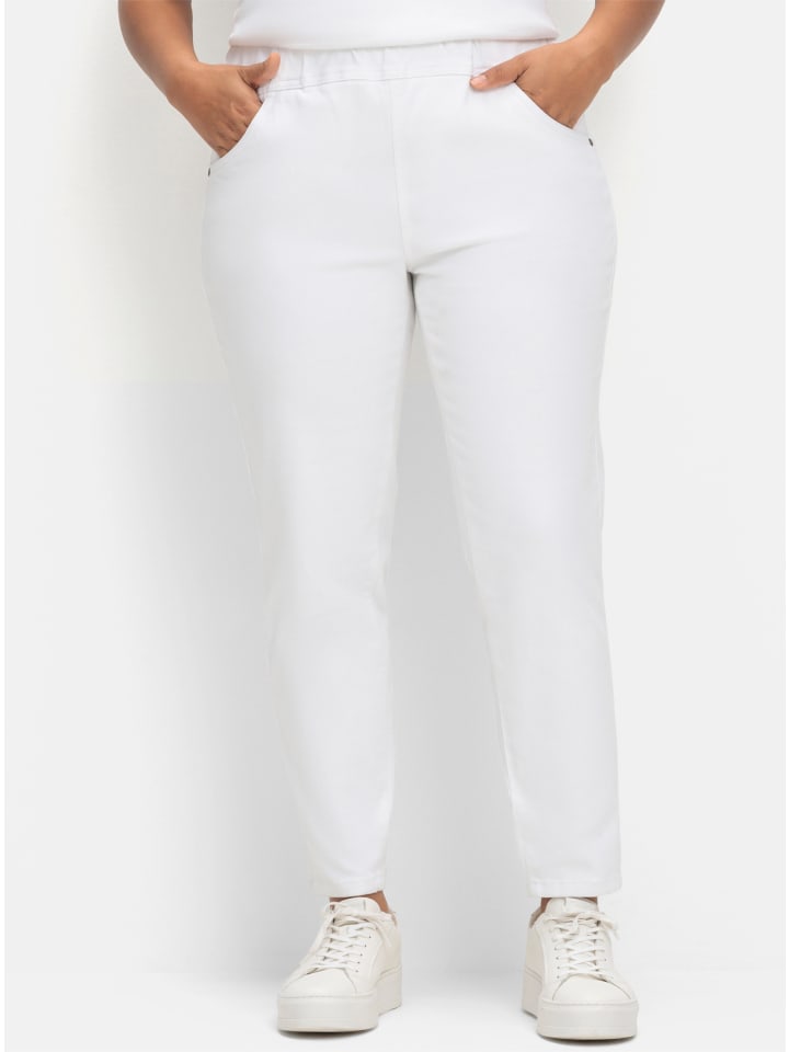 Джинсы sheego, белый деним
Джинсы sheego, белый деним