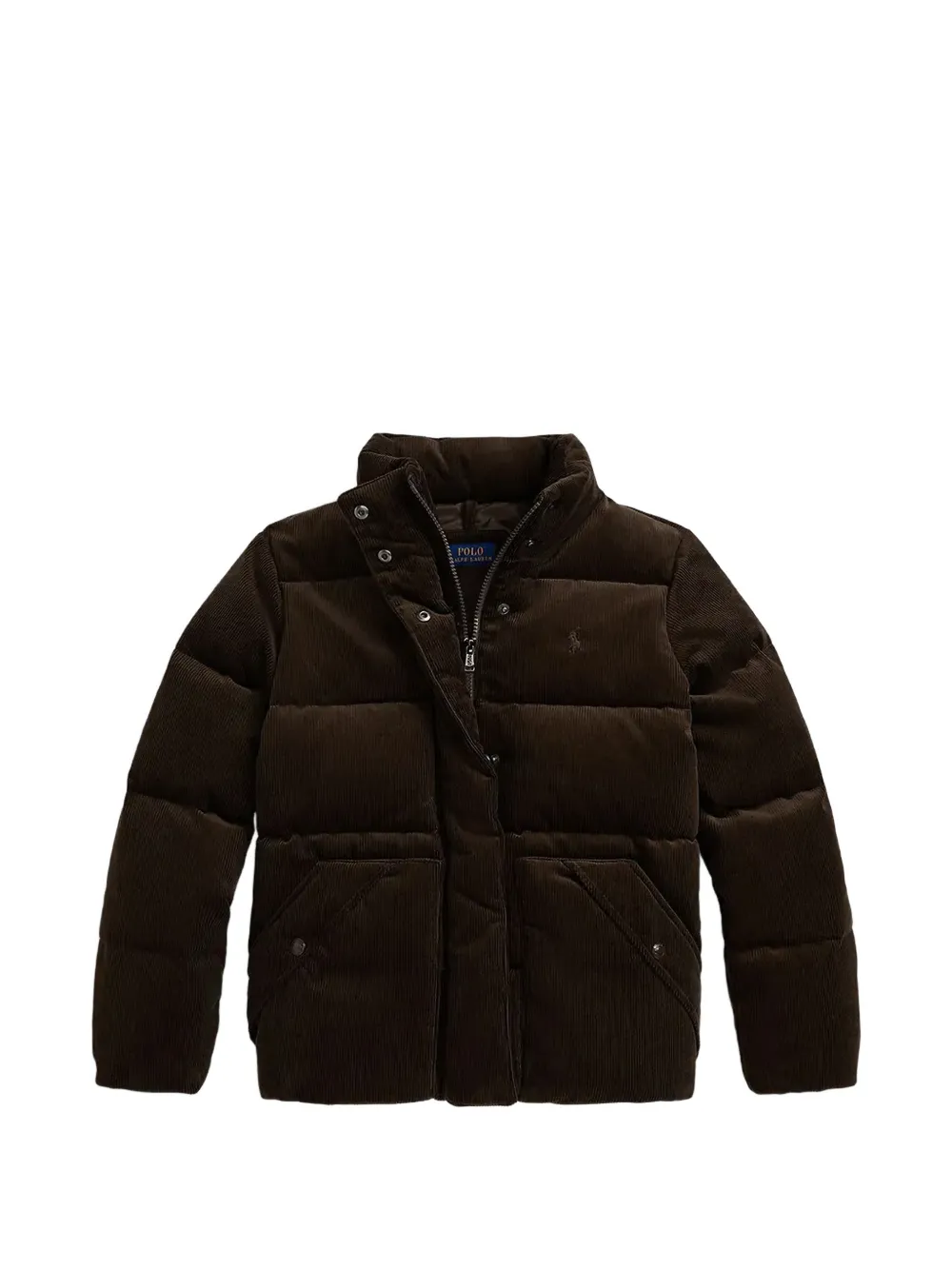 Пуховик с вышитым логотипом Polo Ralph Lauren Kids, коричневый
Пуховик с вышитым логотипом Polo Ralph Lauren Kids, коричневый