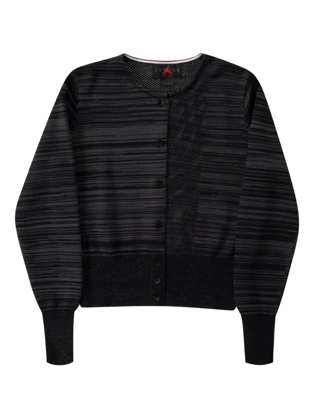 Кардиган в полоску из коллаборации с Téla Jordan, черный 
Кардиган в полоску из коллаборации с Téla Jordan, черный