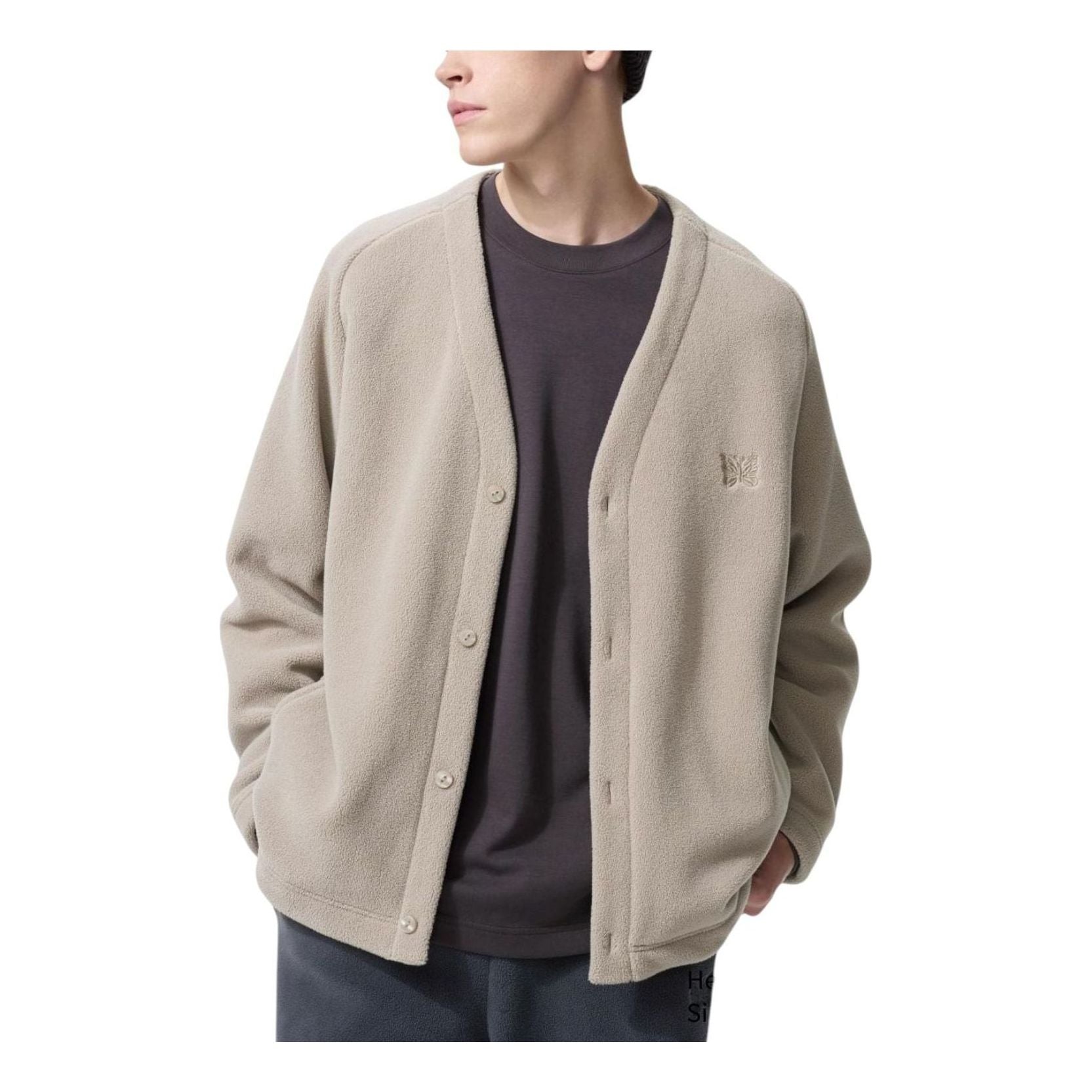 Кардиган Uniqlo x Needles Oversized Cardigan 'Beige'
Кардиган Uniqlo x Needles Oversized Cardigan 'Beige'