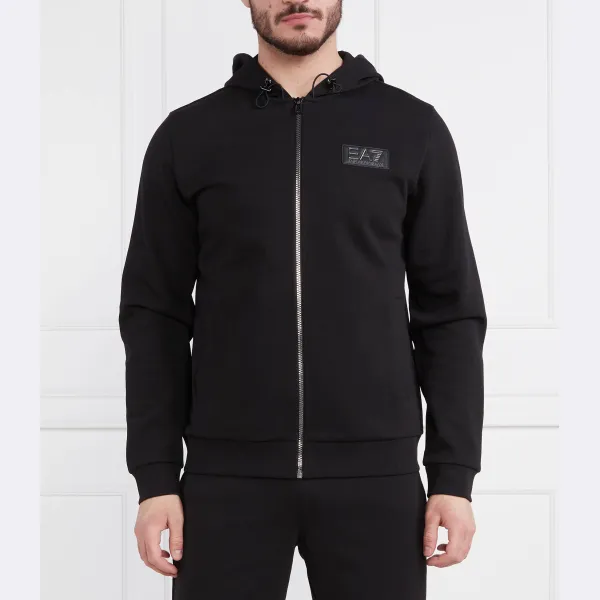 Толстовка обычного кроя Ea7, черный 
Толстовка обычного кроя Ea7, черный