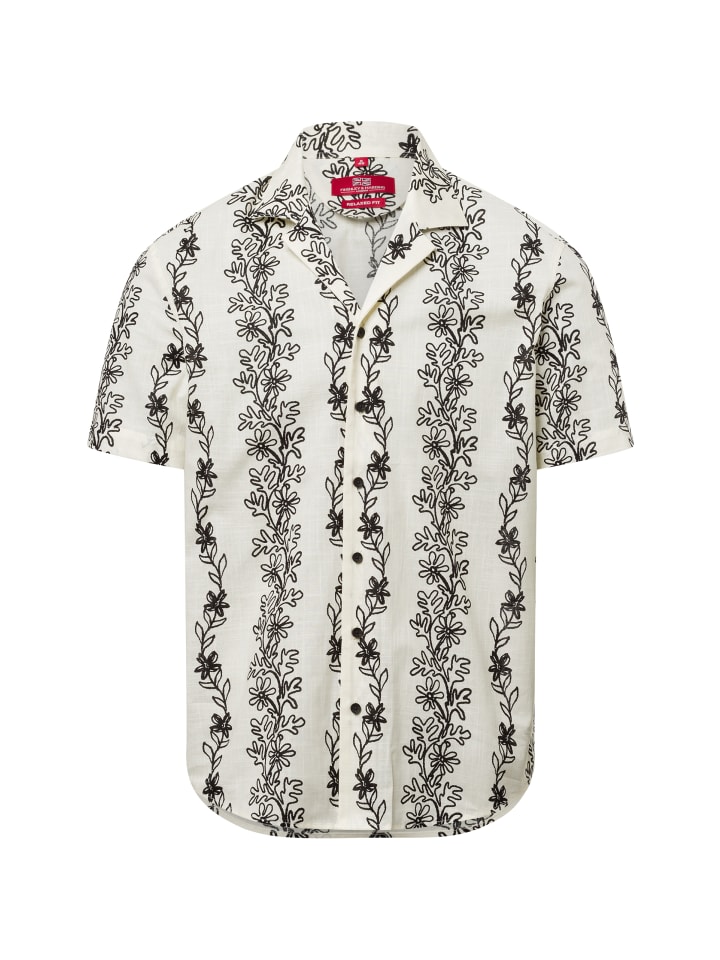 Рубашка Finshley & Harding London, цвет ecru schwarz
Рубашка Finshley & Harding London, цвет ecru schwarz