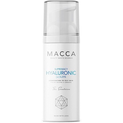 Supremacy Hyaluronic Эмульсия для лица Гиалуроновая натуральная косметика 50 мл, Macca Beauty Meets Science
Supremacy Hyaluronic Эмульсия для лица Гиалуроновая натуральная косметика 50 мл, Macca Beauty Meets Science