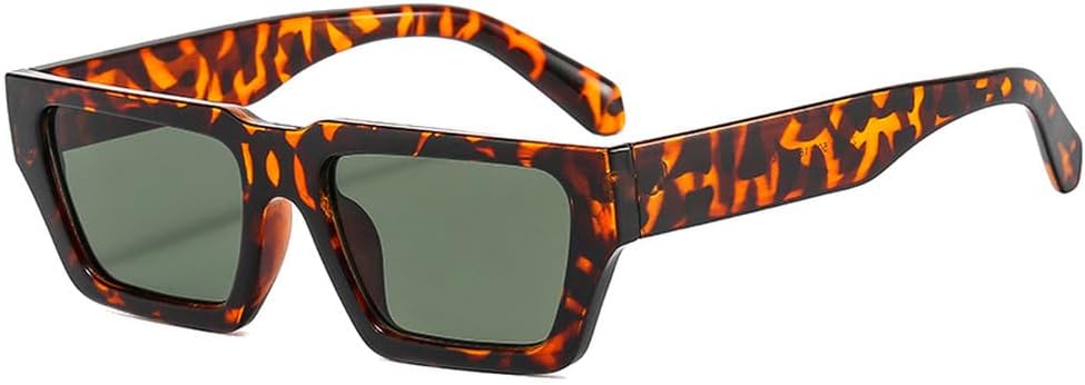 Модные маленькие прямоугольные солнцезащитные очки серого цвета, женские, с защитой от УФ-излучения UV400, ретро-квадратные, с леопардовым принтом, мужские солнцезащитные очки HYYZZC, Leopard Dark Green
Модные маленькие прямоугольные солнцезащитные очки серого цвета, женские, с защитой от УФ-излучения UV400, ретро-квадратные, с леопардовым принтом, мужские солнцезащитные очки HYYZZC, Leopard Dark Green