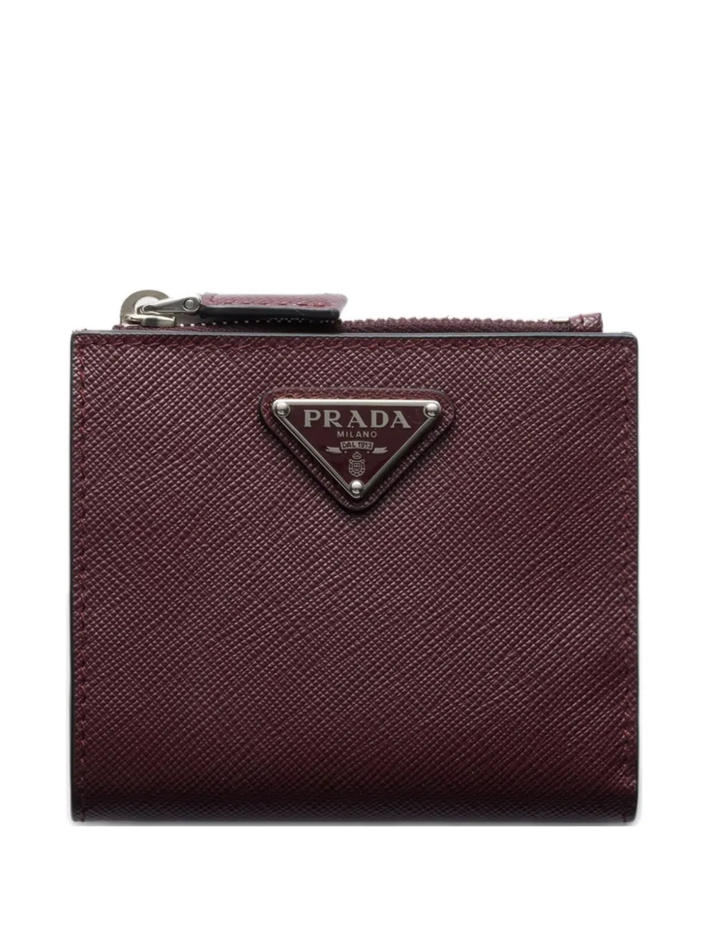 Кошелек из сафьяновой кожи с логотипом Prada, красный
Кошелек из сафьяновой кожи с логотипом Prada, красный