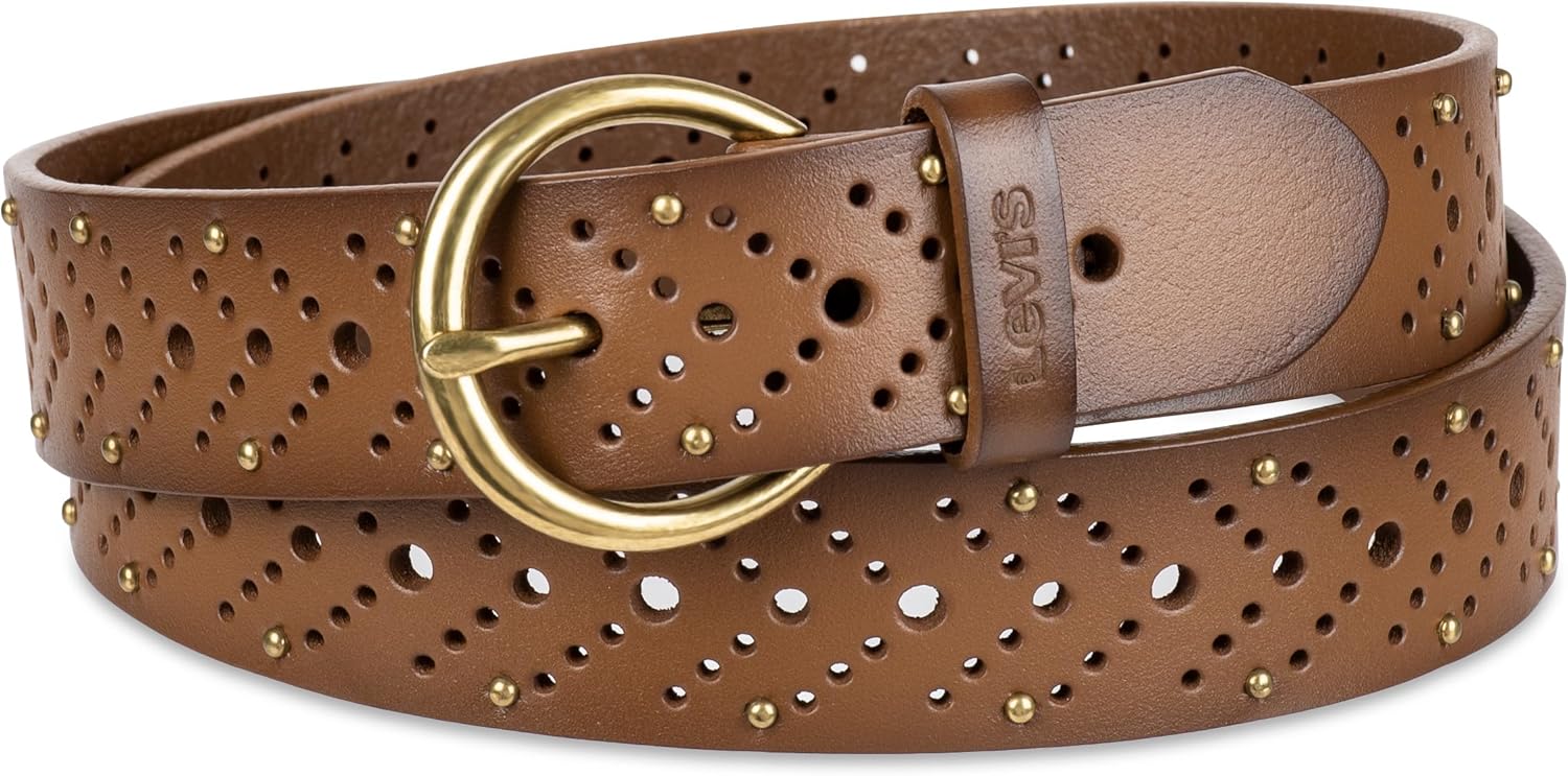 Женский многоперфорированный ремень Levi's с полной регулировкой длины для джинсов, брюк и платьев, Tan
Женский многоперфорированный ремень Levi's с полной регулировкой длины для джинсов, брюк и платьев, Tan