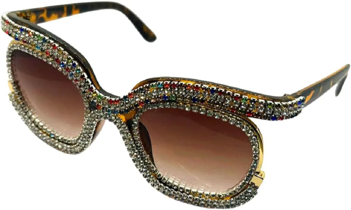Женские солнцезащитные очки Melrose Luxury Oversized Diamond Sunglasses Rhinestone Square UV400 Multicolor Shades Female Sun Glasses Eyewear 9051, Leopard
Женские солнцезащитные очки Melrose Luxury Oversized Diamond Sunglasses Rhinestone Square UV400 Multicolor Shades Female Sun Glasses Eyewear 9051, Leopard