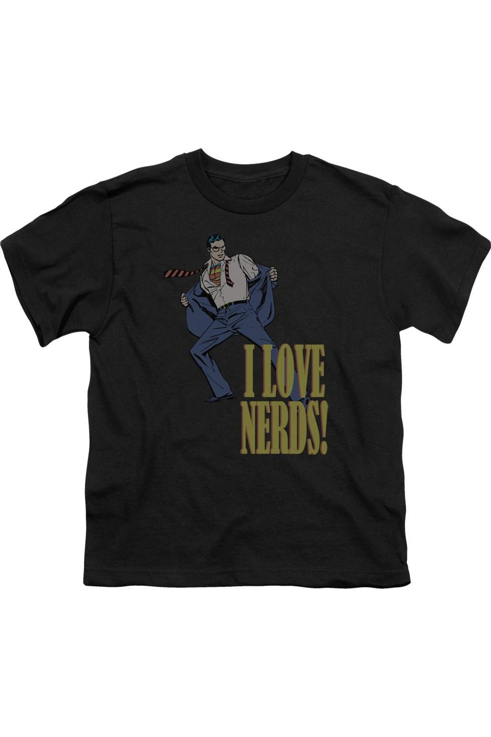 DC Comics "Я люблю ботаников" футболка с коротким рукавом для детей Gildan, черный
DC Comics "Я люблю ботаников" футболка с коротким рукавом для детей Gildan, черный