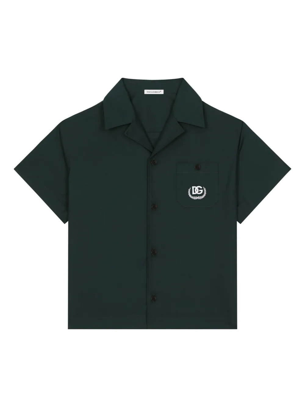 Поплиновая рубашка на пуговицах Dolce & Gabbana Kids, зеленый
Поплиновая рубашка на пуговицах Dolce & Gabbana Kids, зеленый