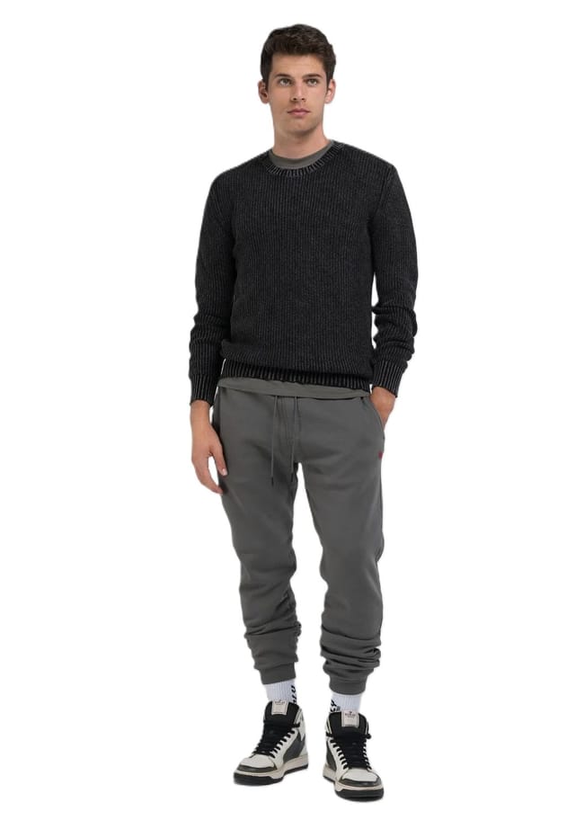 Ребристая отделка свитера Replay, черный
Ребристая отделка свитера Replay, черный