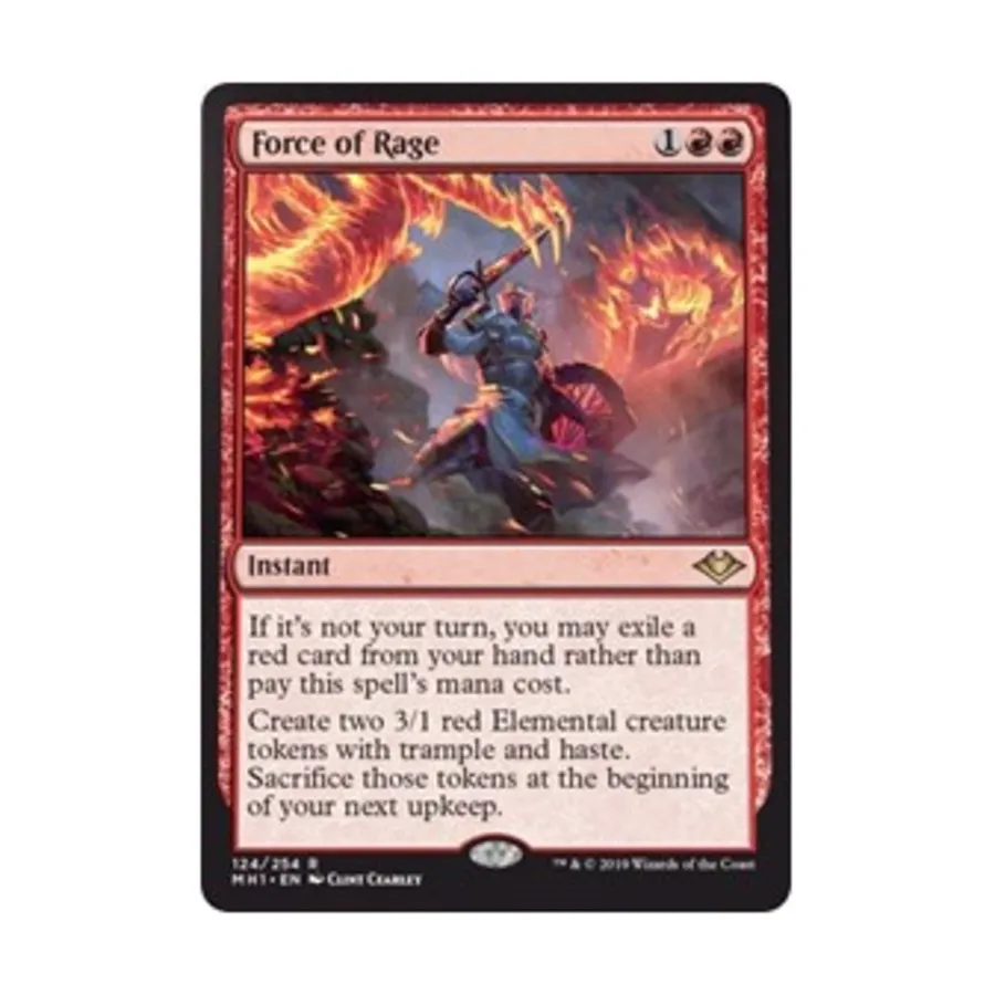 CCG Сила ярости (клавиша R), MTG - Modern Horizons
CCG Сила ярости (клавиша R), MTG - Modern Horizons