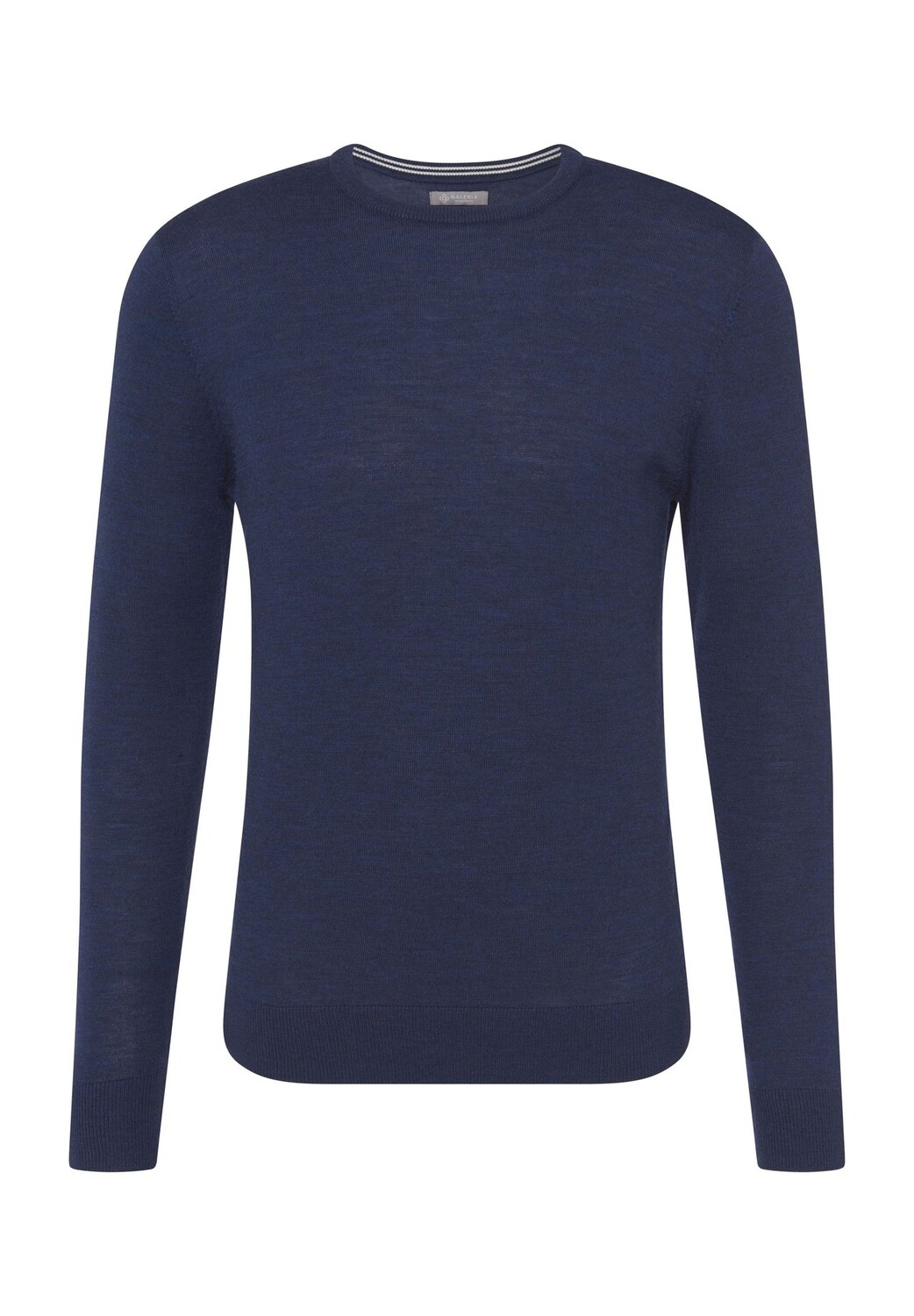 Свитер шерстяной, манжеты в рубчик, в крапинку, мужской Galeria, цвет Navy Melange
Свитер шерстяной, манжеты в рубчик, в крапинку, мужской Galeria, цвет Navy Melange