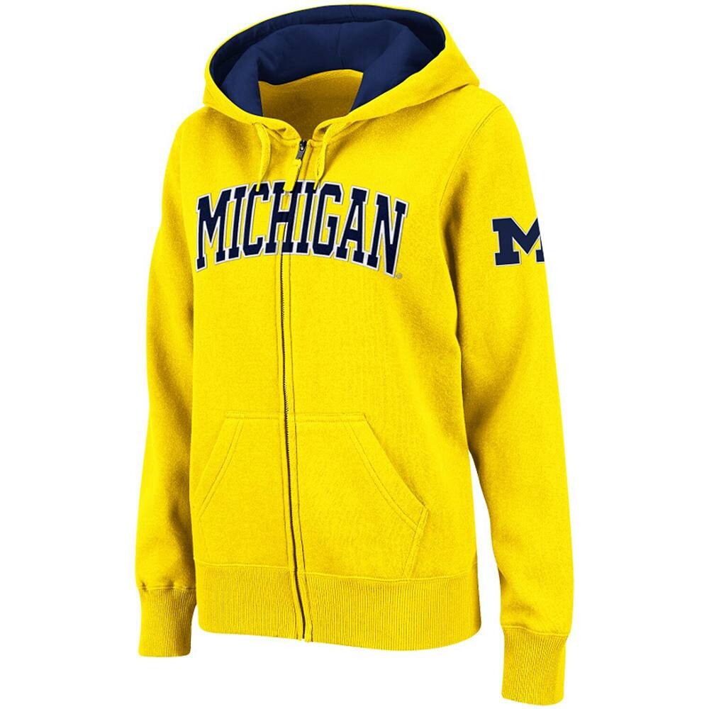 Женская толстовка с молнией во всю длину и арочным именем Stadium Athletic Gold Michigan Wolverines Colosseum, цвет Mic Gold
Женская толстовка с молнией во всю длину и арочным именем Stadium Athletic Gold Michigan Wolverines Colosseum, цвет Mic Gold