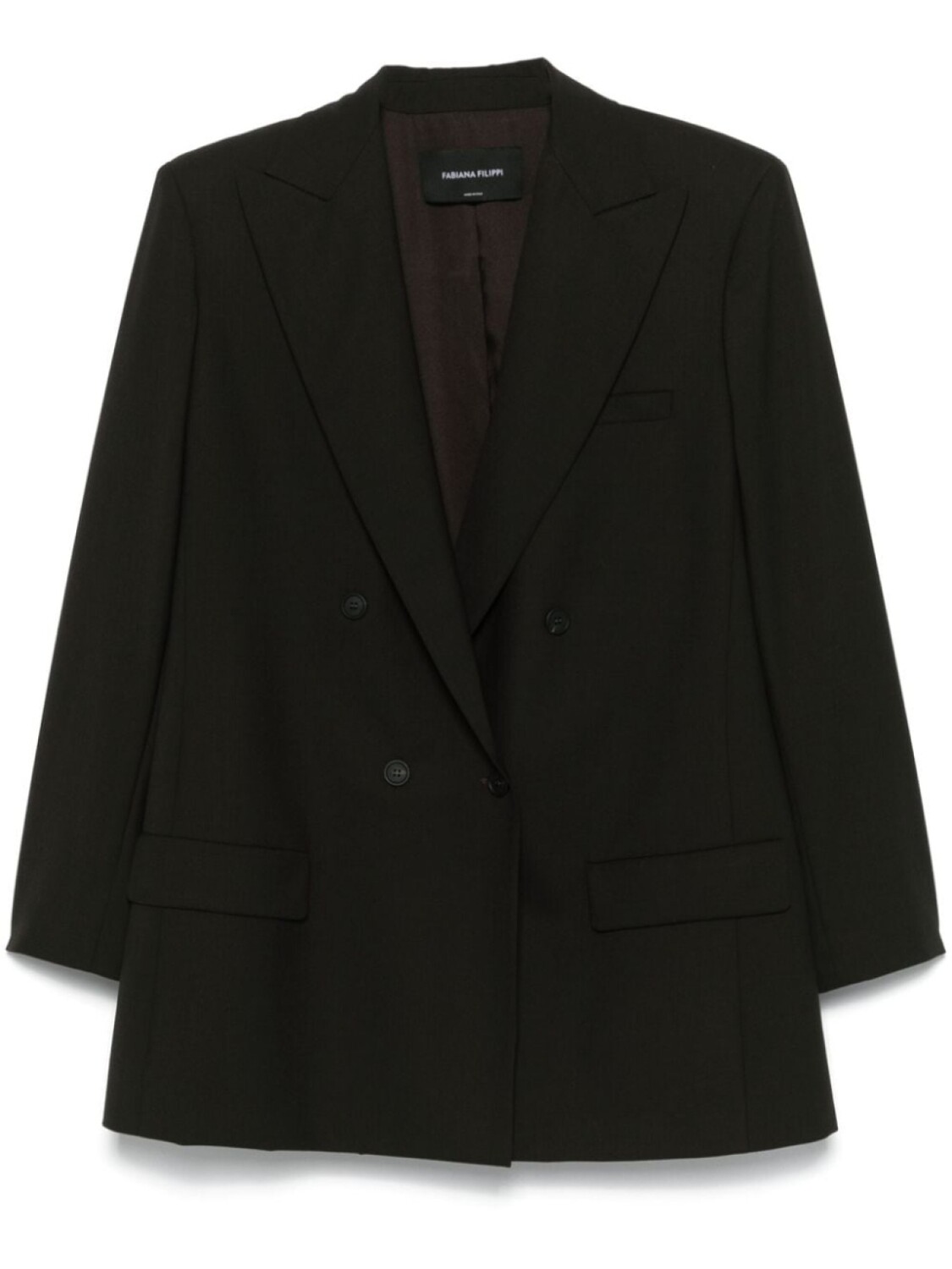 Fabiana Filippi двубортный блейзер, коричневый
Fabiana Filippi двубортный блейзер, коричневый