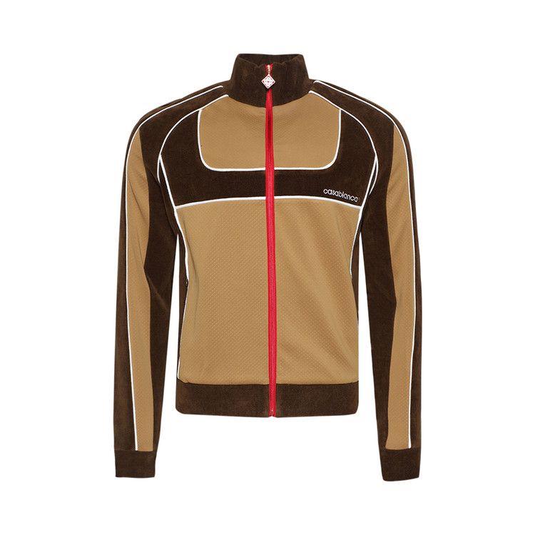 Спортивная куртка Casablanca Chenille Panelled Track Jacket, Beige/Brown
Спортивная куртка Casablanca Chenille Panelled Track Jacket, Beige/Brown