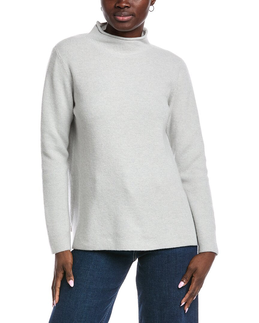 Кашемировый свитер с воротником-стойкой от EILEEN FISHER, белый
Кашемировый свитер с воротником-стойкой от EILEEN FISHER, белый