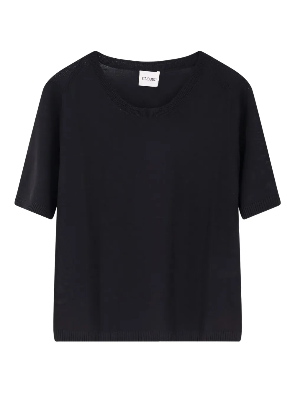 Рифлёный свитер с короткими рукавами Closed, черный
Рифлёный свитер с короткими рукавами Closed, черный