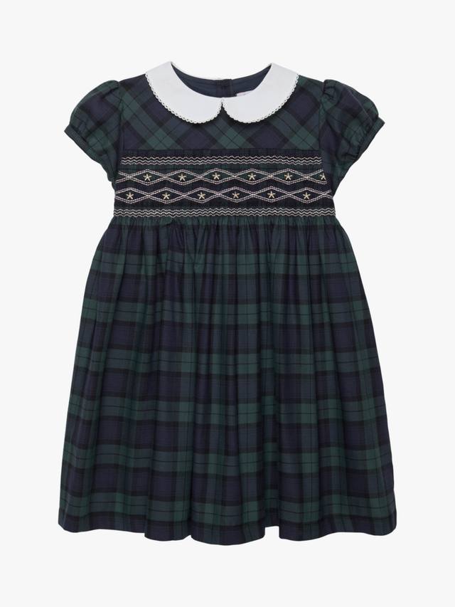 Платье для малышки Charlotte Tartan со сборками Trotters, Navy Tartan
Платье для малышки Charlotte Tartan со сборками Trotters, Navy Tartan