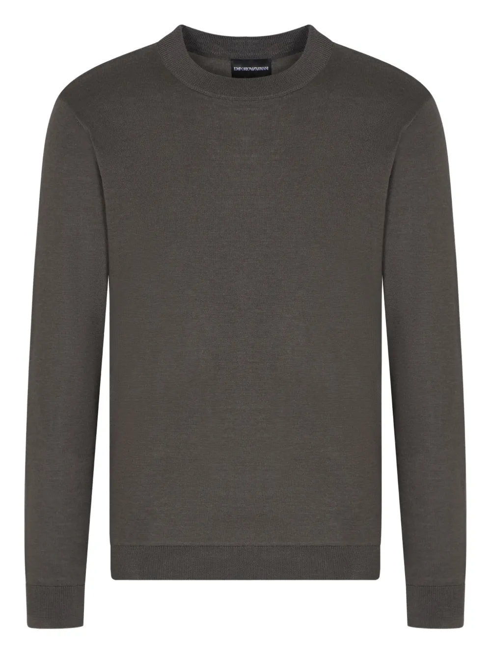 Шерстяной свитер с круглым вырезом EMPORIO ARMANI, черный
Шерстяной свитер с круглым вырезом EMPORIO ARMANI, черный