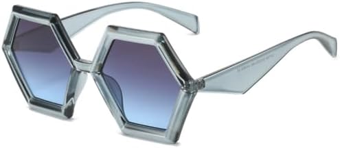 Винтажные солнцезащитные очки с ромбовидным шестиугольным оправой для женщин и мужчин, а также солнцезащитные очки Polygon Shades с защитой от ультрафиолета UV400 MTZJH, Gray Blue
Винтажные солнцезащитные очки с ромбовидным шестиугольным оправой для женщин и мужчин, а также солнцезащитные очки Polygon Shades с защитой от ультрафиолета UV400 MTZJH, Gray Blue