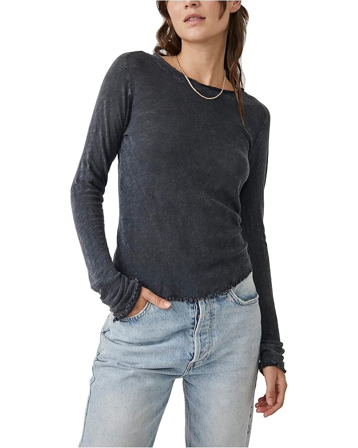 Лонгслив Free People Be My Baby, черный
Лонгслив Free People Be My Baby, черный