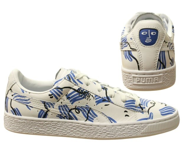 Мужские кожаные кроссовки на шнуровке Basket x shantell martin e 365899 01 b95a Puma, белый
Мужские кожаные кроссовки на шнуровке Basket x shantell martin e 365899 01 b95a Puma, белый